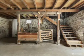 Inside the Barn Downstairs