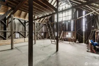 Inside the Barn Upstairs