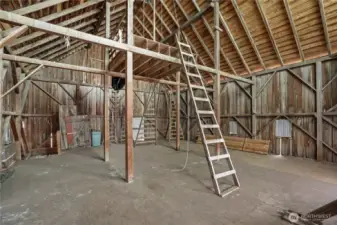 Inside the Barn Upstairs