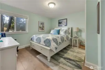 One of the bedrooms on main floor.