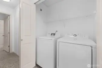Full size washer & dryer