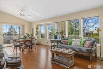Main floor ~ Inviting Living & Dining room.