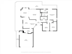 Main floor floorplan.