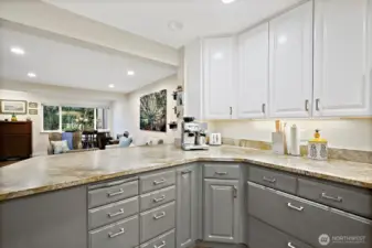 Sitting Area at Counter