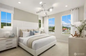 Primary Bed - Model Home
