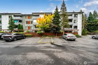 Parking space 37 is close to unit entrance