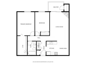 Spacious floor plan