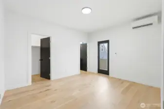 Entry level Bedroom Suite with walk-in closet and full bath