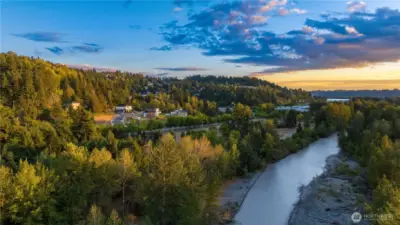 Views of River & Park from River Rock Community
