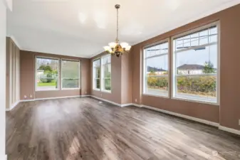 Dinning room and living room