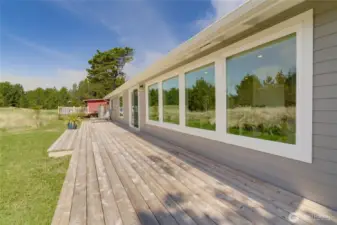 West side deck