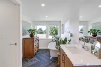 Primary on suite bath
