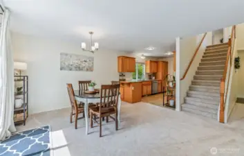 Freshly painted and new carpet throughout the home makes the home move-in ready. New roof too!