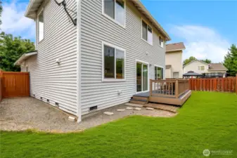 Backyard Staged Grass