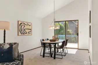 Dining area.