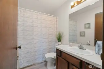 Hall bath.