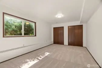 Lower level bedroom or flex space.