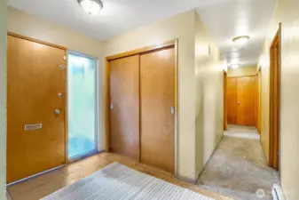 (Tenants furniture removed with AI). Durable flooring and neutral tones for easy customization.