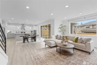 Home was freshly painted.