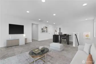 Upstairs Loft - perfect for multi-purposes.