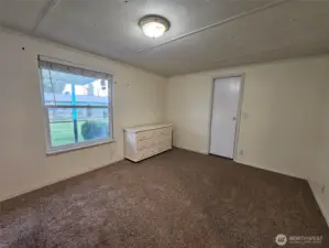 Massive walk in closet/home office behind door on right.