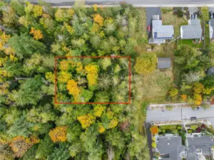 Lot line is approximate, buyer to verify.