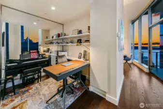 expansive den/ home office or guest area
