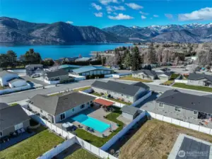 Private backyard retreat with pool and covered outdoor entertaining.