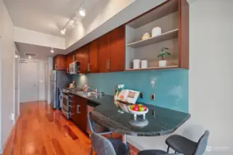 Bar Seating in Kitchen