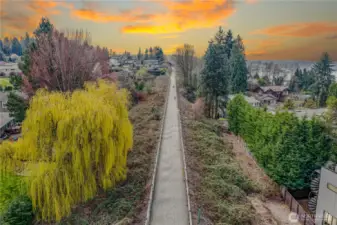 This home is blessed to be located a few blocks from Kirkland's best amenity, the Cross Kirkland Corridor that spans the length of Kirkland to provide the perfect walking and biking path imaginable!