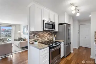 Lots of natural light throughout the spaces.