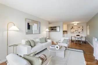 As you step inside, you’ll be greeted by an inviting  floor plan with updated kitchen and a cozy living/dining area.