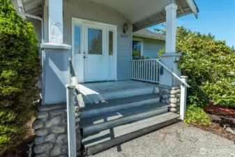 Front porch on main home.