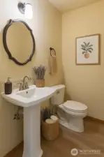 Downstairs .25 bathroom Virutally Staged