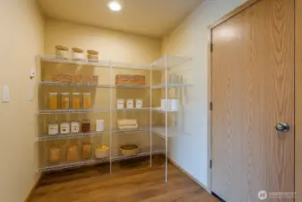 Laundry room cabinets Virtually Staged