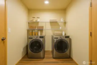 Laundry Room Virtually Staged