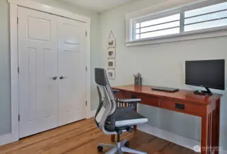 2nd bedroom has a large closet.