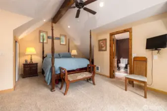 Primary with en suite bathroom.