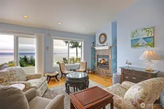 Layout oriented to capture sweeping views from nearly every room…