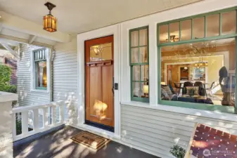 Fresh & bright with new exterior paint.