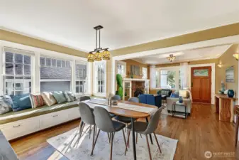The open layout lives large and keeps everyone connected for entertaining or everyday living.