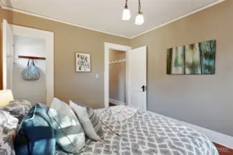 All 3 bedrooms are together on the main floor.