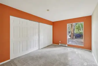 Bedroom with ample Closet Space