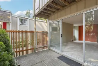 Fenced Patio