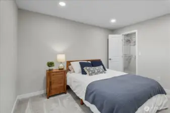Primary Bedroom with walk-in closet