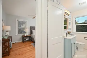 Upstairs bedroom 1 - Upstairs bathroom