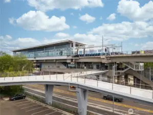 Walking bridge to Northgate Lightrail Station