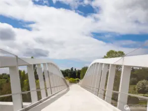 Walking bridge to Northgate Lightrail Station