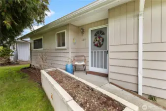 Planter box ready for flowers.