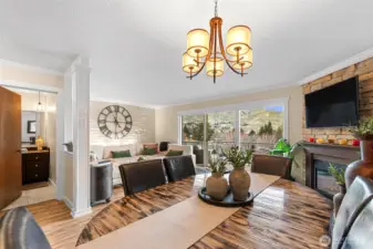 Open floorpans allow for great light and spectacular views